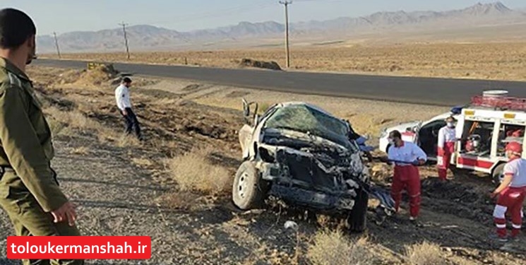 واژگونی تویوتا در «پاوه»/ ۱۰ مصدوم برجای گذاشت