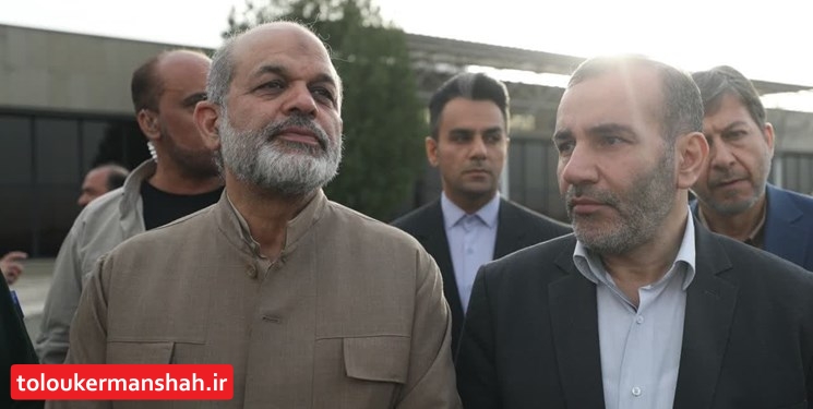 وزیر کشور وارد کرمانشاه شد