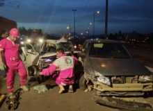 ۳مصدوم در حادثه واژگونی خودروی سمند در بیستون