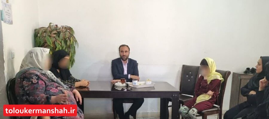بازدید مدیرکل بهزیستی استان کرمانشاه از خانه امن اورژانس اجتماعی