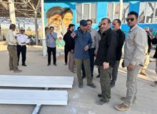 بازدید استاندار کرمانشاه از زیرساخت‌های اربعینی مرز خسروی