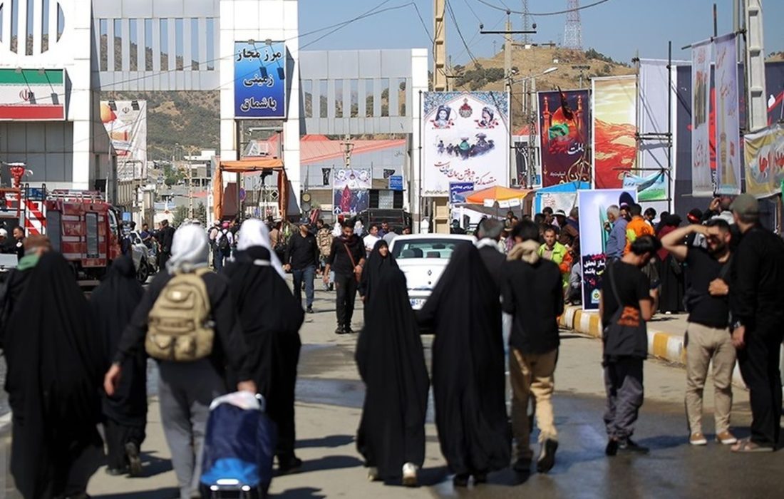 رکورد تردد زائران اتباع خارجی از مرز بینالمللی خسروی شکسته شد