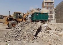 نخستین سایت تخلیه نخاله ساختمانی کرمانشاه افتتاح شد