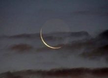 احتمال رویت هلال ماه شوال در غروب روز سه‌شنبه بالا است