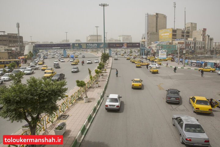 هوای شهر کرمانشاه بسیار ناسالم شد