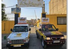 آغاز بکار امداد تاکسی رایگان در شهر کرمانشاه