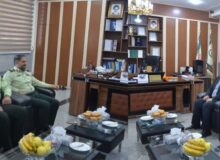 دیدار مدیرعامل شرکت آب منطقه‌ای کرمانشاه با فرمانده انتظامی استان