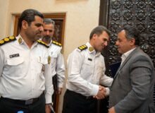 تقدیر شهردار کرمانشاه از مسئولین پلیس راهور استان