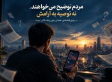 مردم توضیح می‌خواهند، نه توصیه به آرامش  در بحران اقتصادی/ همدلی بدون برنامه کافی نیست